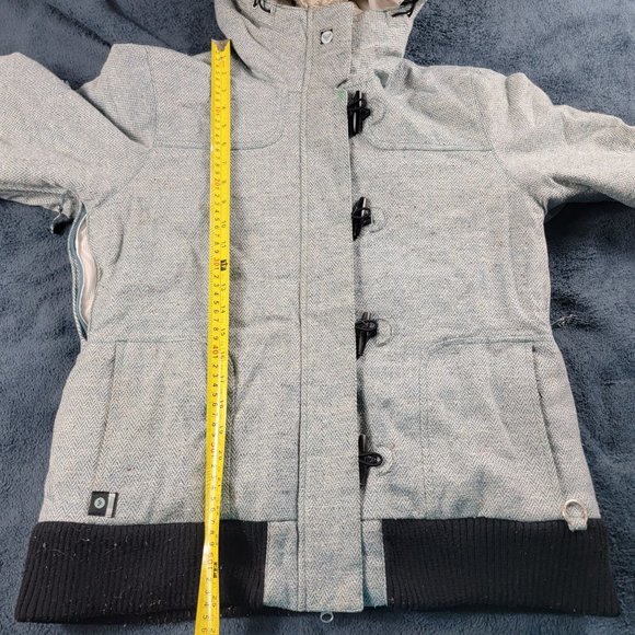 Roxy Limited Edition 5000 Womens Large Gray Winter Snow Jacket Ski Outdoors - Picture 15 of 16